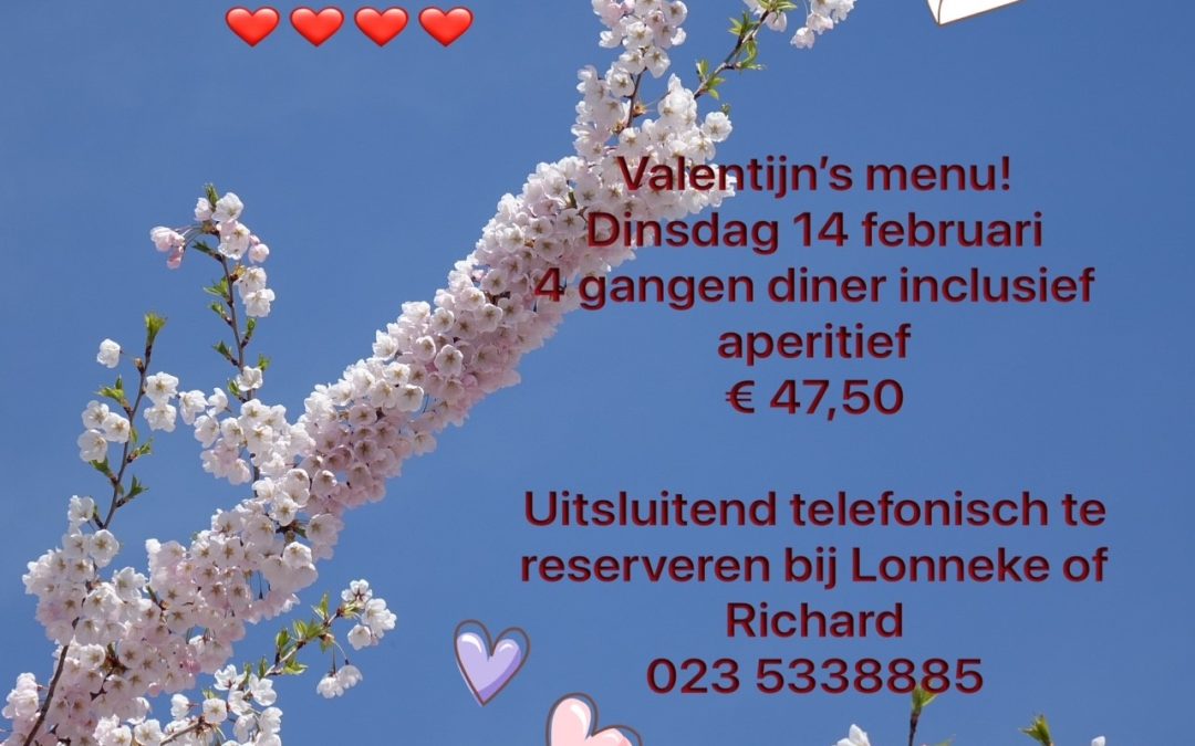 Valentijns menu